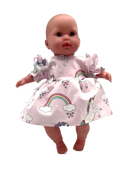 Pink Unicorn Dress and Bloomers