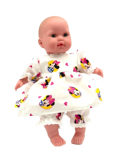Minnie Mouse Hearts Dress and Bloomers