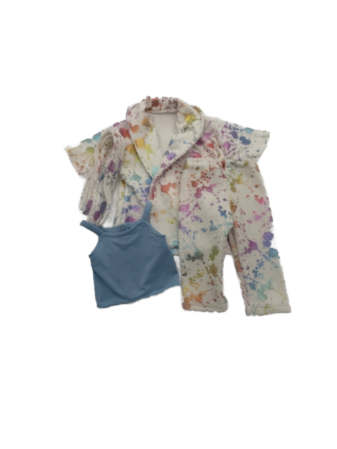 Rainbow Pajama and Robe Set
