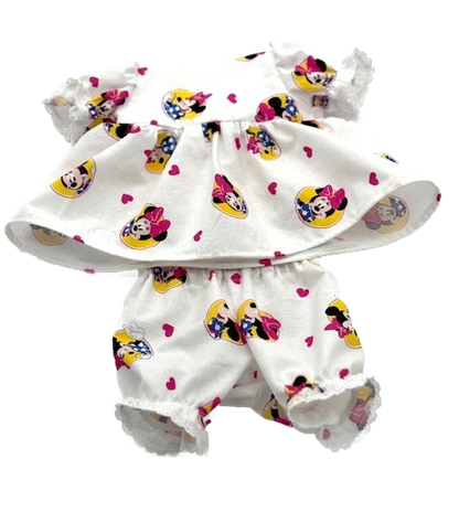 Minnie Mouse Hearts Dress and Bloomers