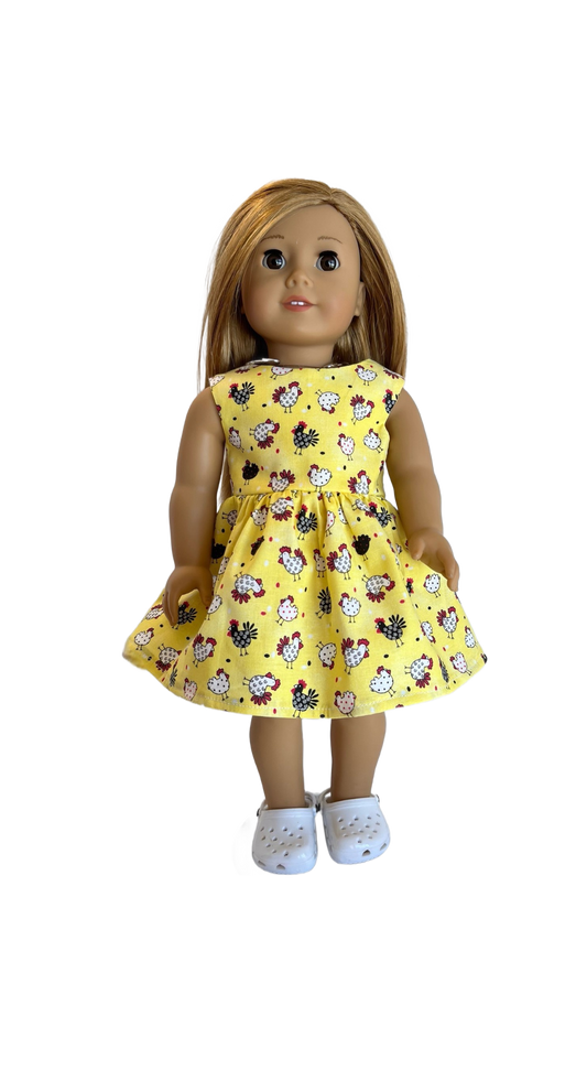 Sunny Chicken Print Dress