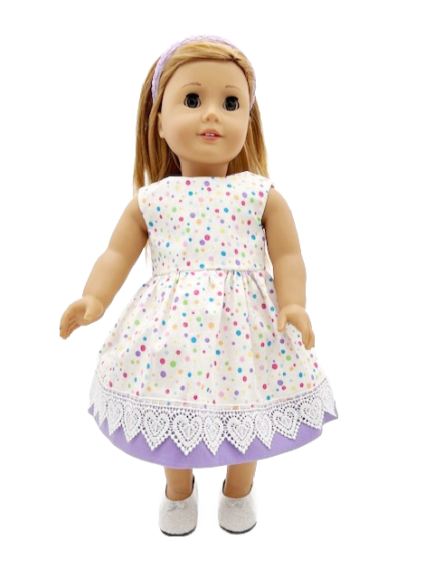 Lavender and Lace Dress