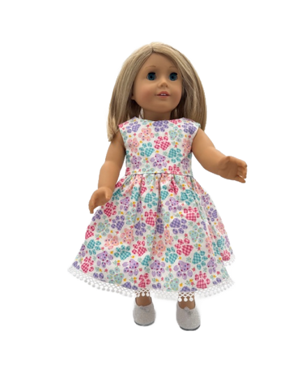 Hearts & Paws Print Dress
