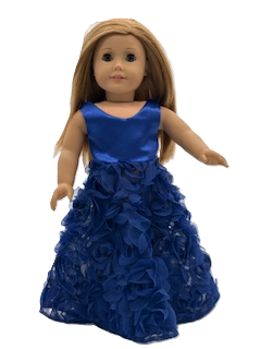 Royal Blue Rose Gown