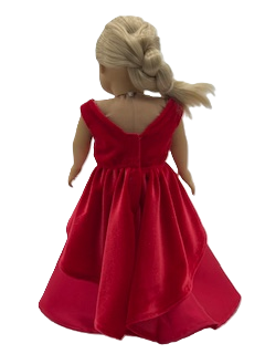 Red Velvet Gown