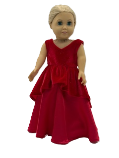Red Velvet Gown