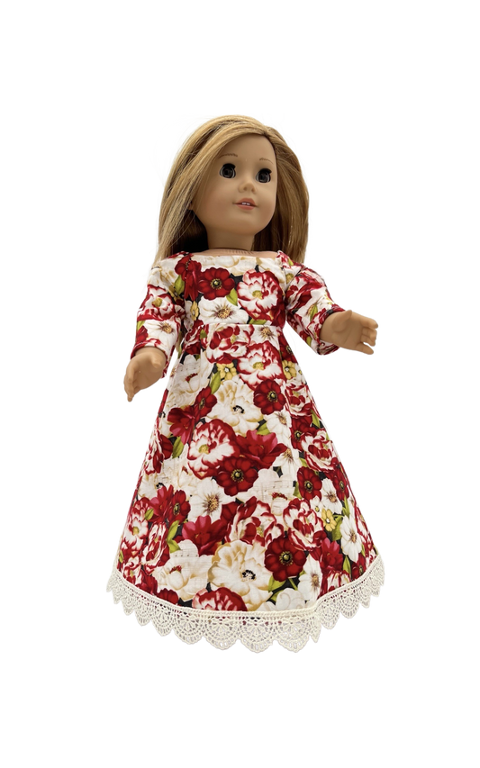Christmas Floral Gown