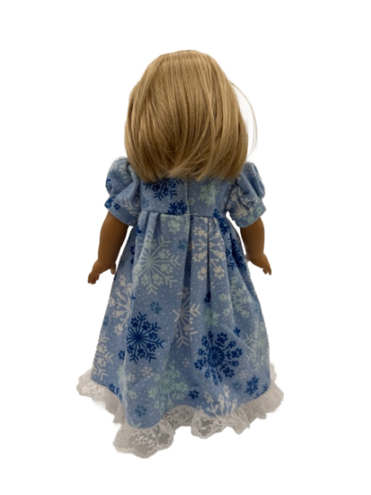 Blue Snowflake Nightgown