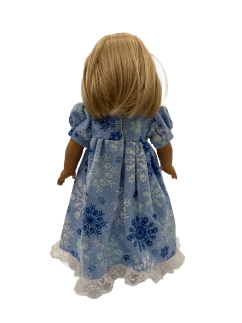 Blue Snowflake Nightgown