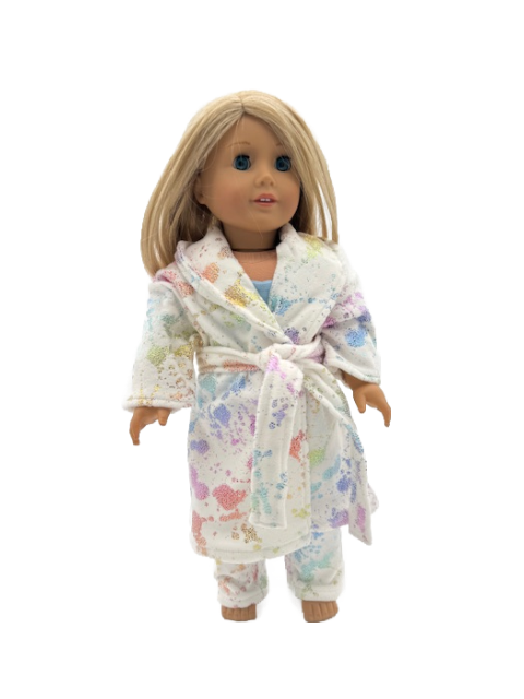 Rainbow Pajama and Robe Set
