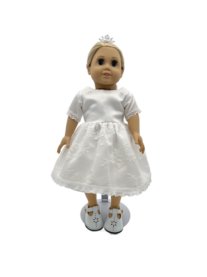 First Communion Dress and Veil