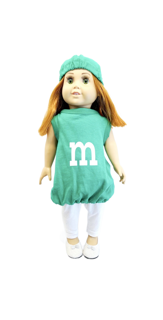 Green Candy inspired 18-inch doll Halloween Costume