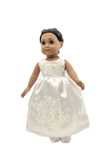 Elegant White Lace Dress