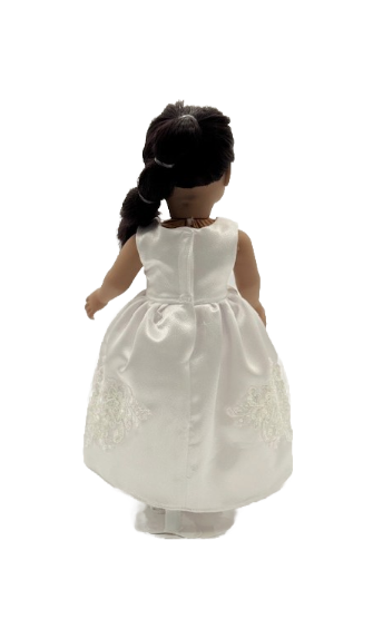 Elegant White Lace Dress