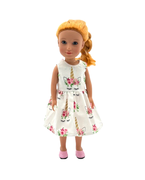 White Unicorn Dress