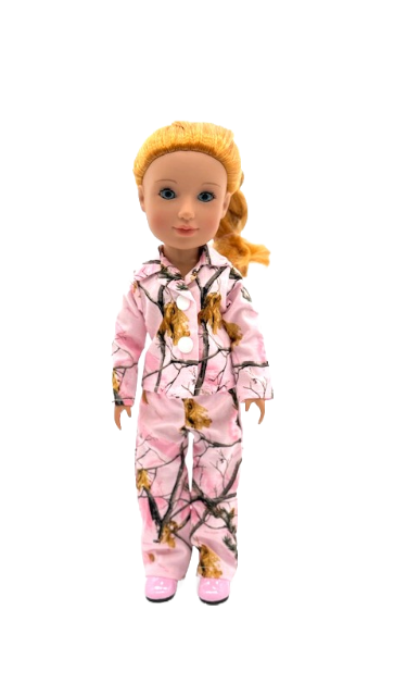 Pink Camo Pajama Set