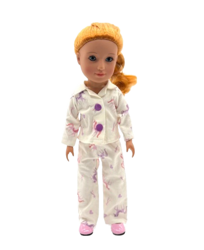Pink and Purple Pajama Set