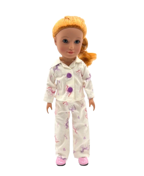 Pink and Purple Pajama Set